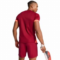 Puma Individual Maglietta Rosso Scuro