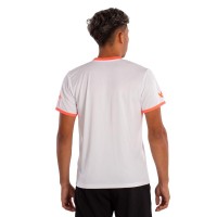 Camiseta Softee Tipex Coral Branco Fluor