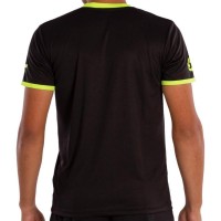 Camiseta Softee Tipex Preto Amarelo Fluor Junior