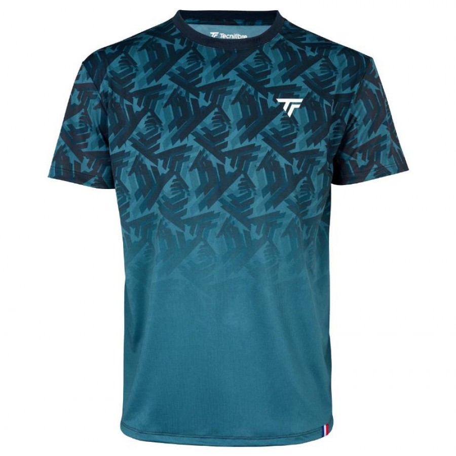 T-shirt Tecnifibre X-Loop Teal Azul