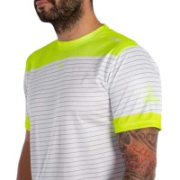 Vibora Preto Mamba X Aniversario T-Shirt Branco Amarelo Fluor