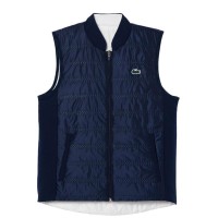 Lacoste Slim Fit Blu Navy Bianco Gilet Donna