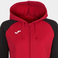 Chaqueta Joma Academy IV Rojo Negro Mujer