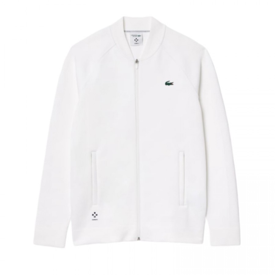 Veste Lacoste Daniil Medvedev Blanc