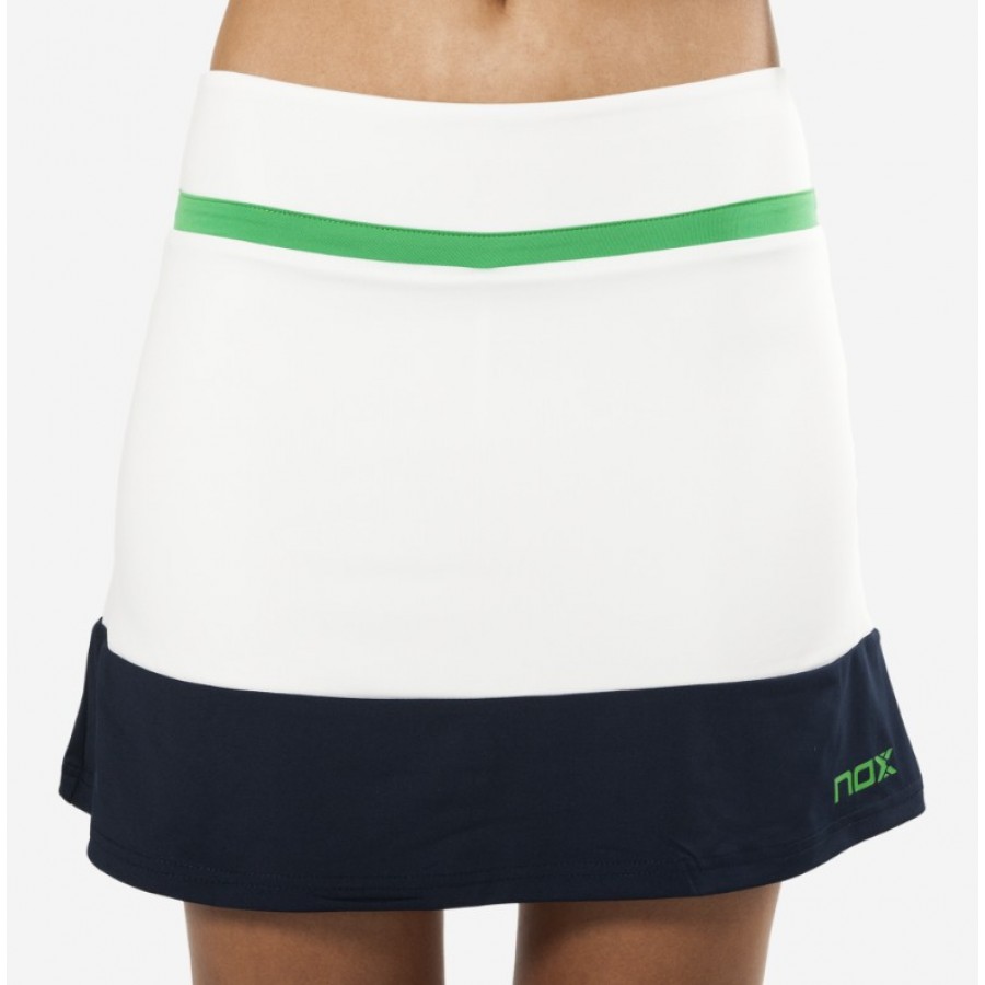 Skirt Nox Pro White Logo Green - Barata Oferta Outlet