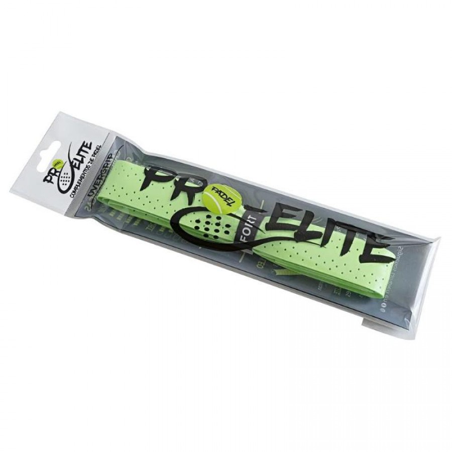 Grip Pro Elite Comfort Eva Perfurado Fluor Verde 1 Unidade