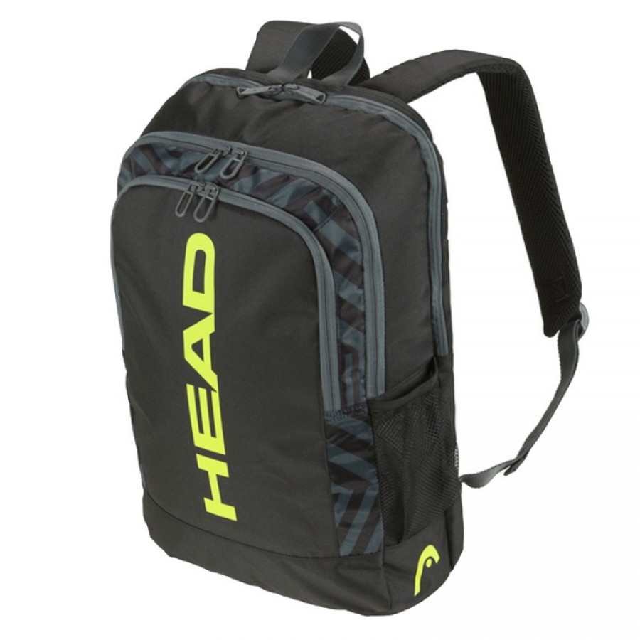 Zaino Base Testa 17L Nero Giallo Neon