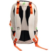 Lok Maxx Off-White Orange Backpack