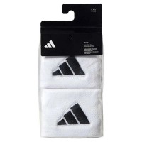 Pulseiras Curtas Adidas Branco Preto 2 Unidades