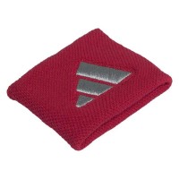 Adidas Short Red Gray Wristbands 2 Units