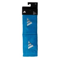 Pulseiras Adidas Longas Azul Cinza 2 Unidades