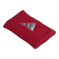 Adidas Long Red Gray Wristbands 2 Units