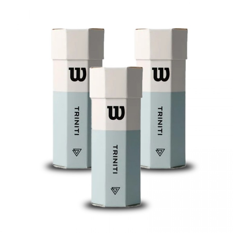 Pack of 3 Bottles of Wilson Triniti Balls