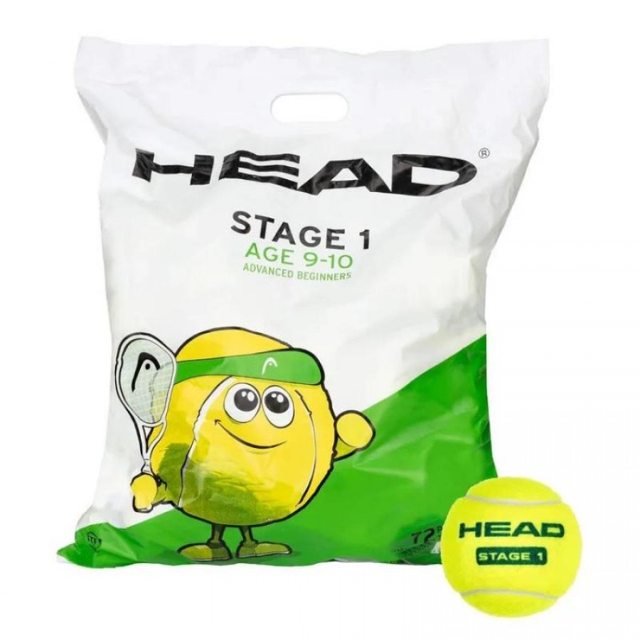 Pack of 72 Head Stage 1 Green Balls