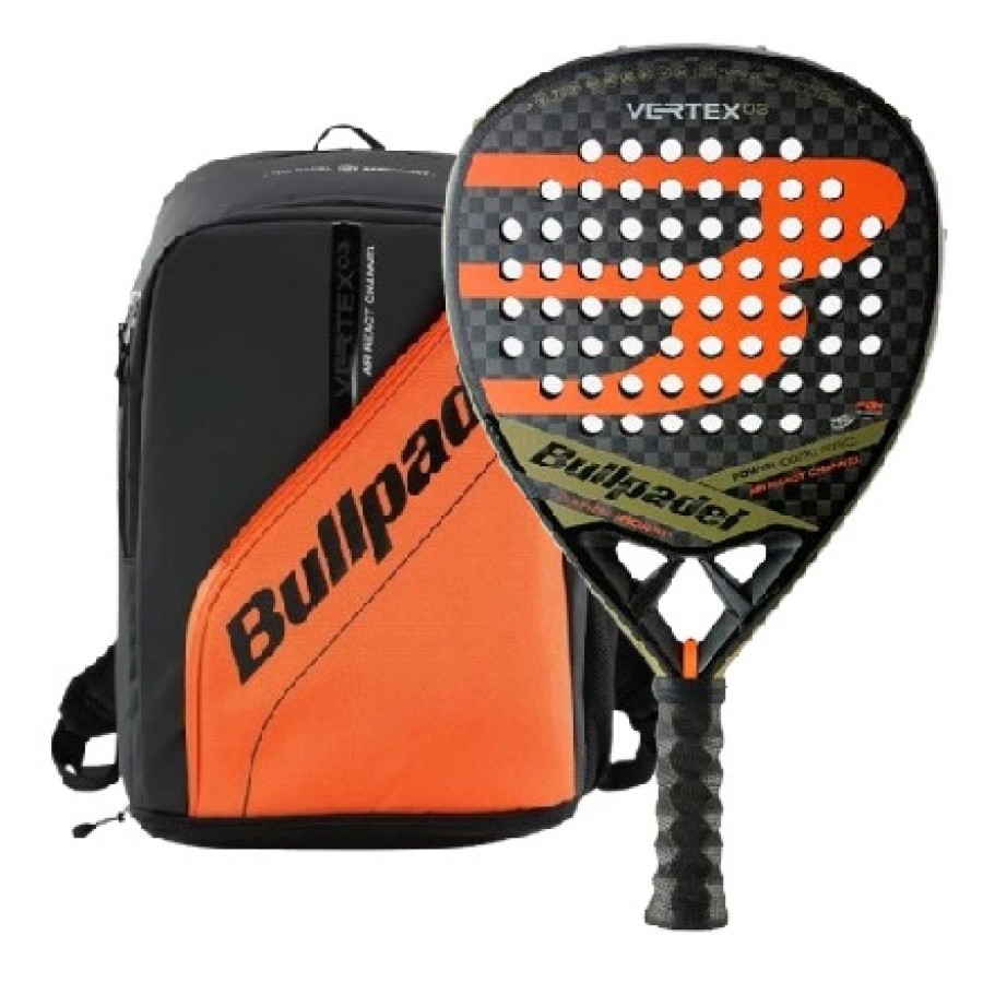 Pack Pelle et Sac a dos Bullpadel Tello Chingotto Vertex 03