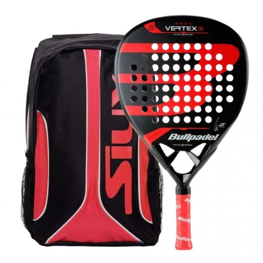 Bullpadel Tello Vertex 04 Junior 2024 Raquette et sac a dos Siux