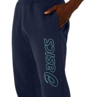 Pantalon Asics Logo Midnight Blue Green