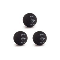 Bola De Squash Dunlop Pro Double Point Amarela 3 Unidades