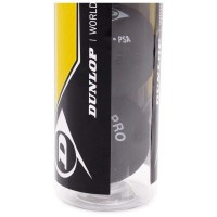 Bola De Squash Dunlop Pro Double Point Amarela 3 Unidades