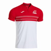 Polo Joma A1 Padel Bianco Rosso