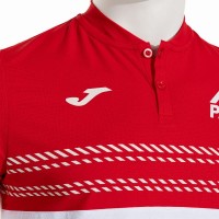 Joma A1 Polo Padel Branco Vermelho