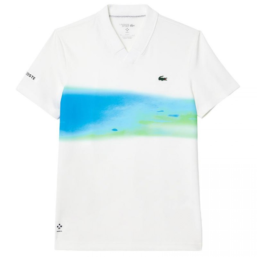 Polo Lacoste Daniil Medvedev Regular Blanc