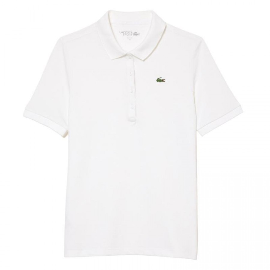 Polo Lacoste Pique Bianco Donna