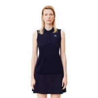 Polo Lacoste Ultra Dry Blu Navy Donna