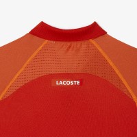 Lacoste Ultra Dry Red Orange Polo Shirt