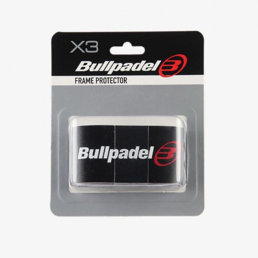 Protetor Bullpadel Frame Preto 3 Unidades