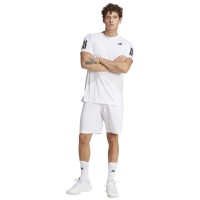 Adidas Club 3 Stripes Short White Black