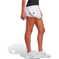 Adidas Club Shorts Femininos Brancos Preto