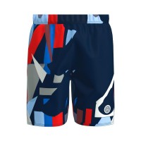 Badu New York Pantaloncini Bidi Junior Blu Scuro Rosso