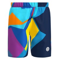 Badu Twiggy 7Inch Dark Blue Mix Bidi Shorts