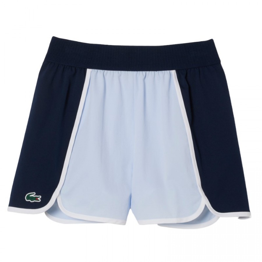 Short Lacoste Ultra Dry Azul Mujer