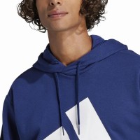 Sudadera Adidas Essentials Azul Oscuro Blanco