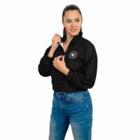 Sweat-shirt court BB noir