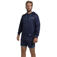 Sweat-shirt noir Crown Teide Blue