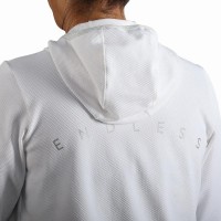 Endless Breath Line White Silver Sweatshirt