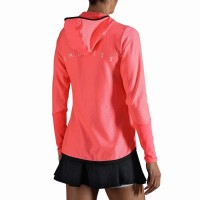 Endless Breath Line Sweatshirt Coral Shiny