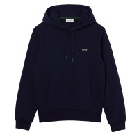 Lacoste Felpa in cotone blu navy