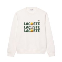 Lacoste Camisola de pelucia branca