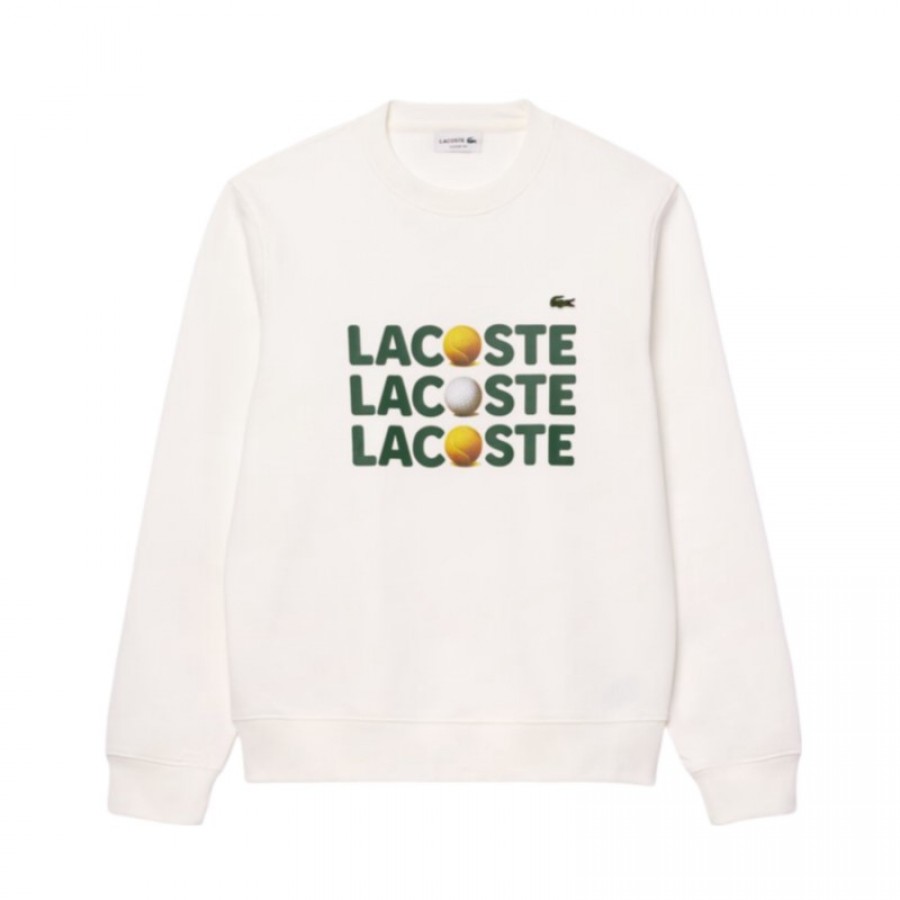 Sudadera Lacoste Felpa Blanco