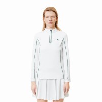 Lacoste Ultra Dry White Green Women''s Sweatshirt