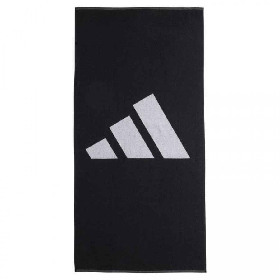 Asciugamano nero grande Adidas