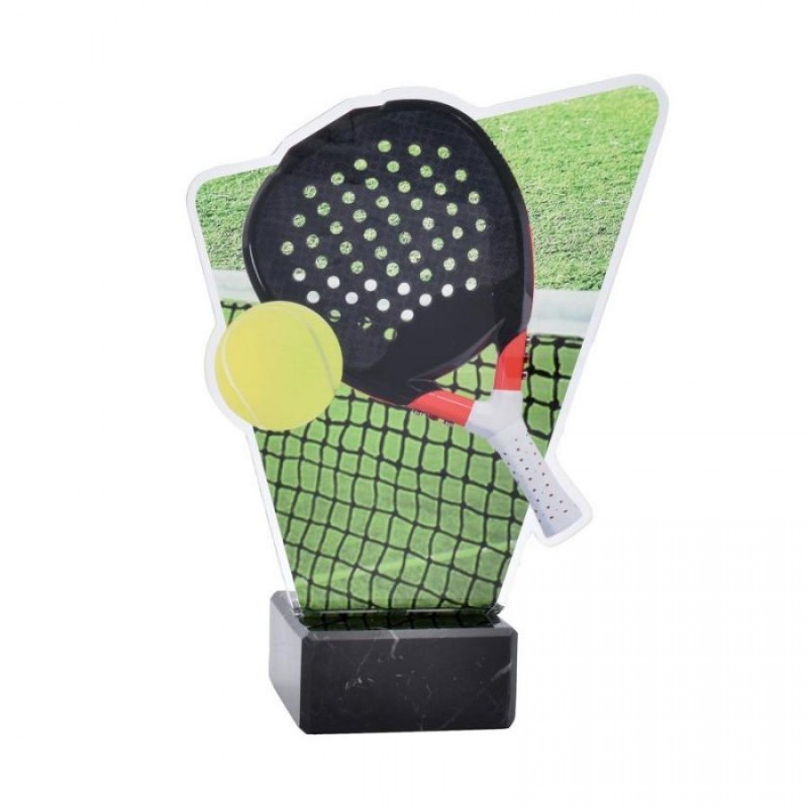 Trophee de Padel en Acrylique 19 cm