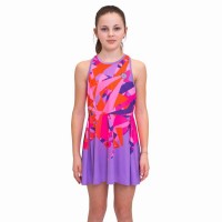 Vestido Bidi Badu Spike Lilac Rosa Junior