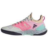 Zapatillas Adidas Adizero Ubersonic 4.1 Blanco Rosa Aqua