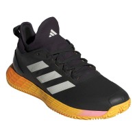 Adidas Adizero Ubersonic 4.1 Clay Black Silver Orange Shoes