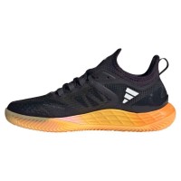 Zapatillas Adidas Adizero Ubersonic 4.1 Clay Negro Plata Naranja Mujer